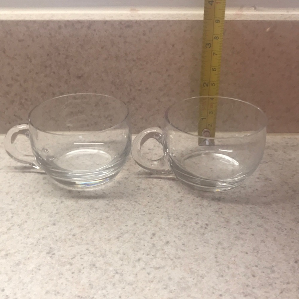 Set of Demitasse Crystal Cups.